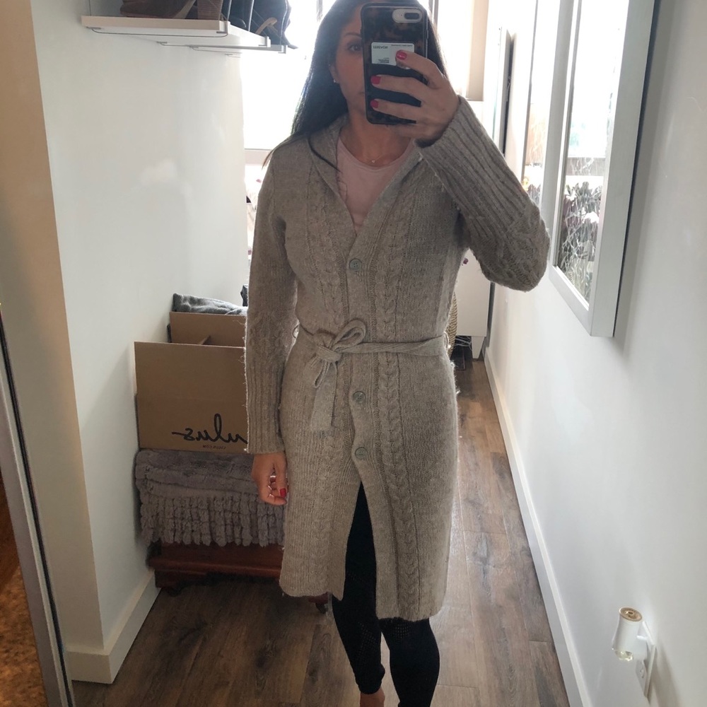 American eagle wool cardigan sweater